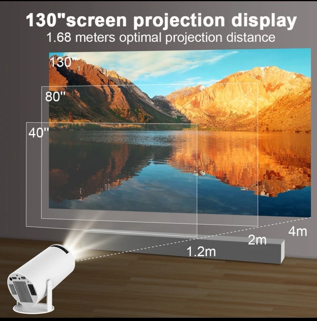 Projektor 4k android 11 wifi Bluetooth 5.0 PILOT