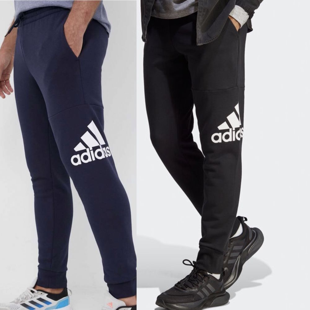 Спортивні штани adidas essentials french terry tapered cuff logo