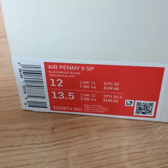 Nike air penny 2 x stussy