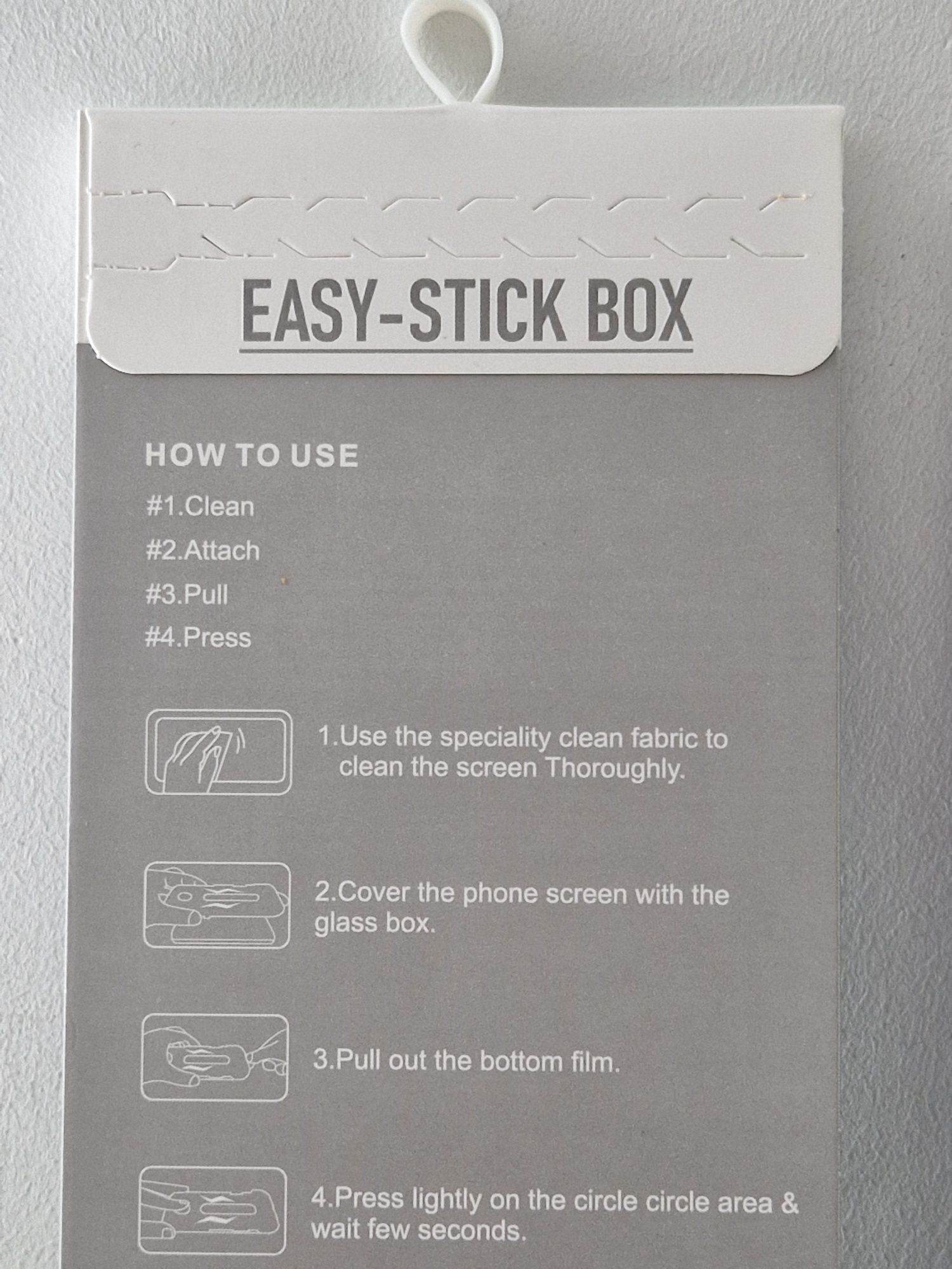 Hartowane szkło Full Glue Easy-Stick Box do IPHONE 16 PLUS