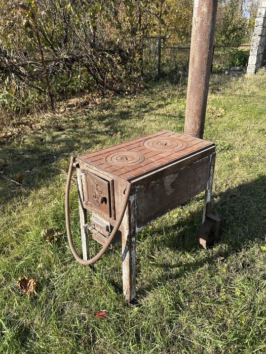 Буржуйка  на колесах .Польова кухня.топка.печка.мангал.камин.