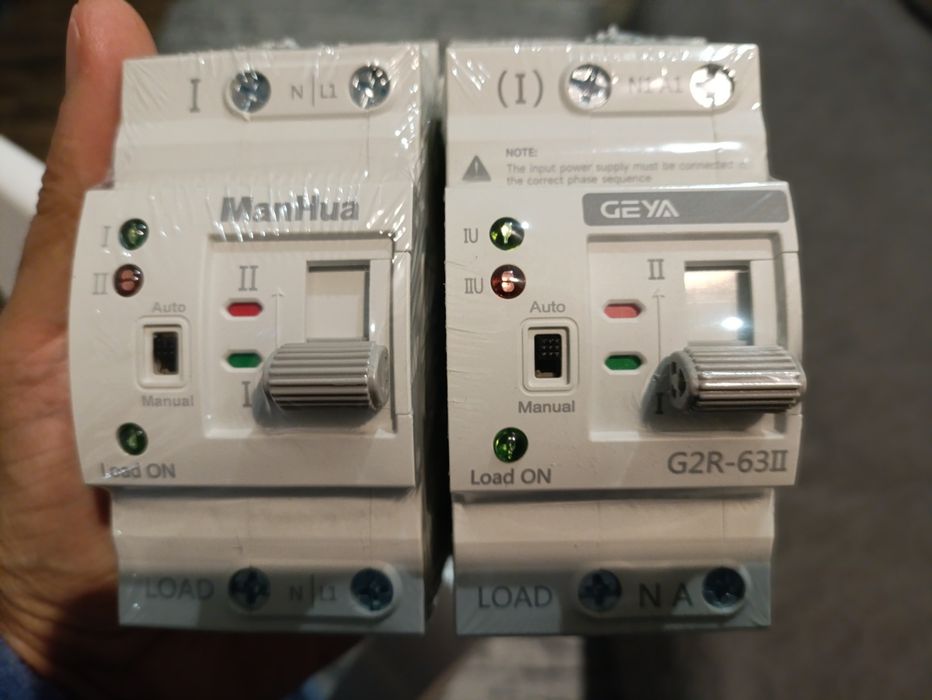 geya G2R-63 II АВР для инвертора автоматическое переключение питания
