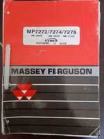 Katalog części Massey Ferguson serii 7272/7274/7278