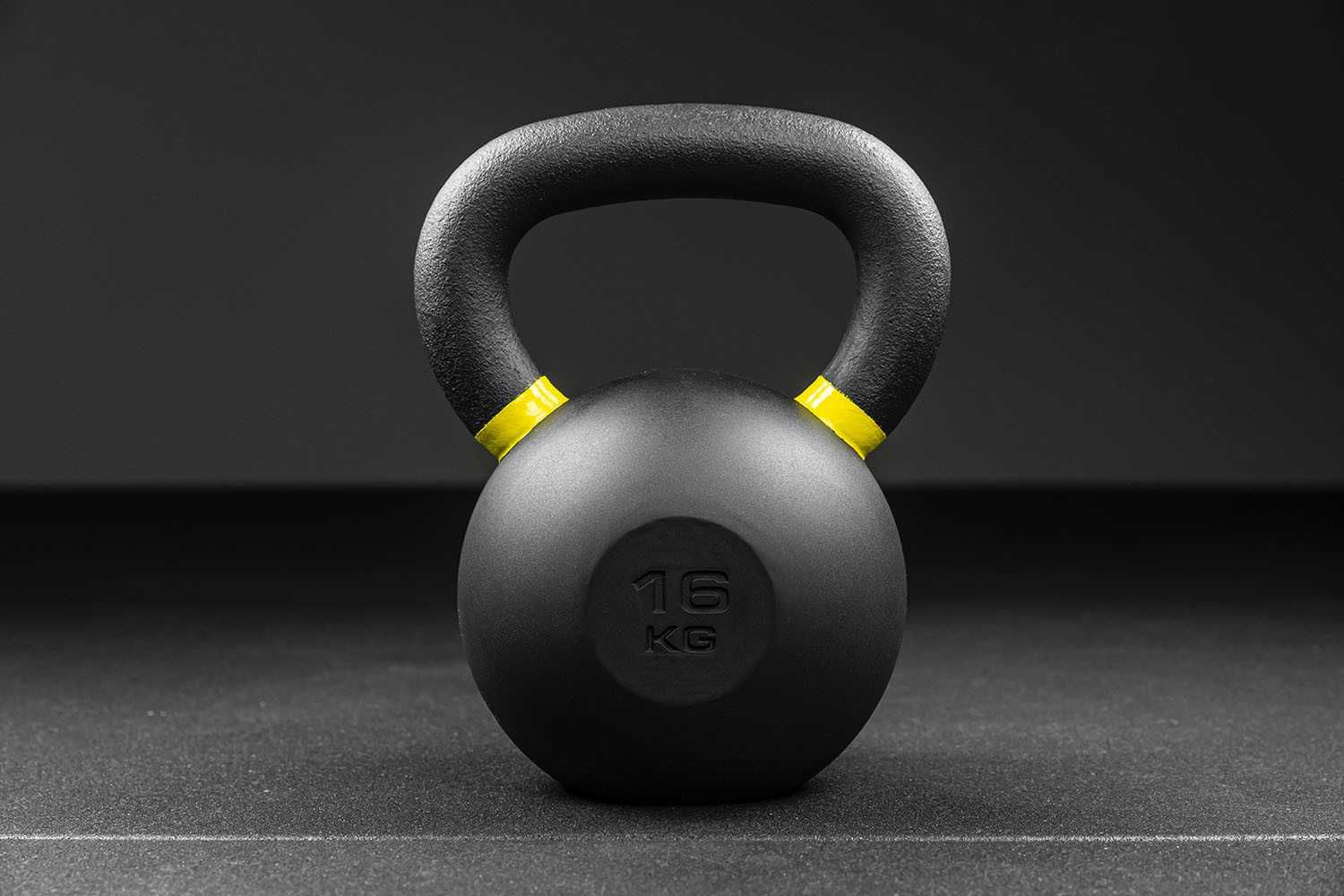 Odważnik kettlebell ogumowane Xenios USA 16 kg