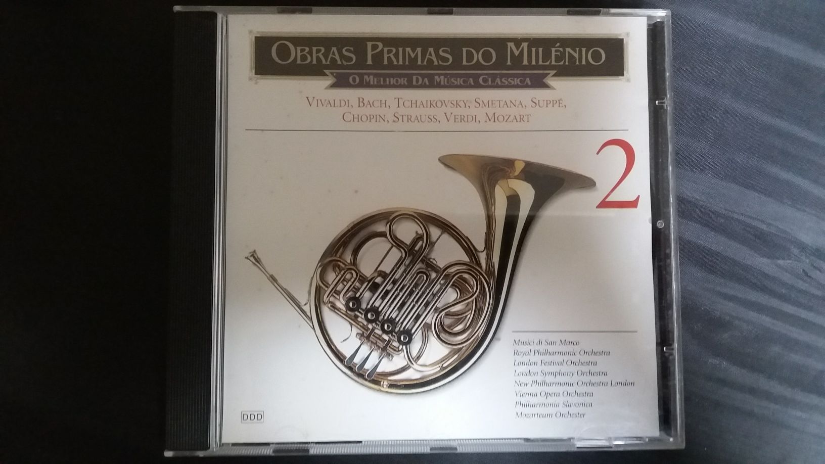 Coleção de CDs de música clássica