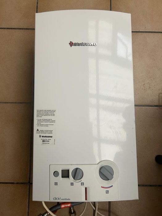 Esquentador eléctrico e ventilado 5 anos