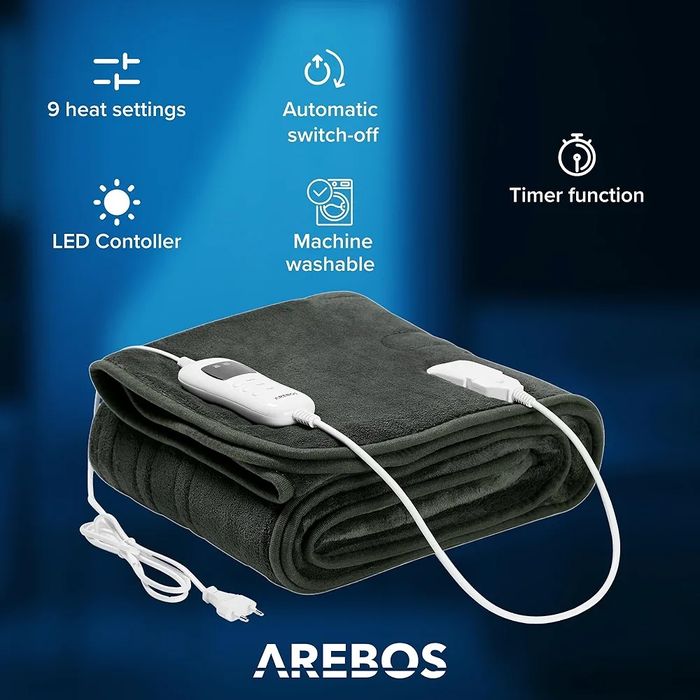 Koc elektryczny Arebos 180x200