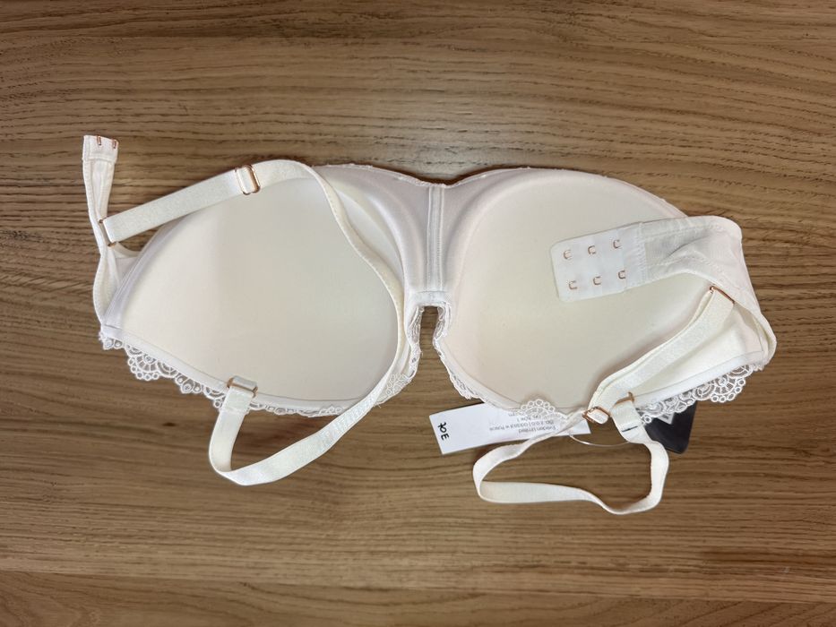 Biustonosz nowy 70E bardotka strapless brytyjskiej firmy Gossard