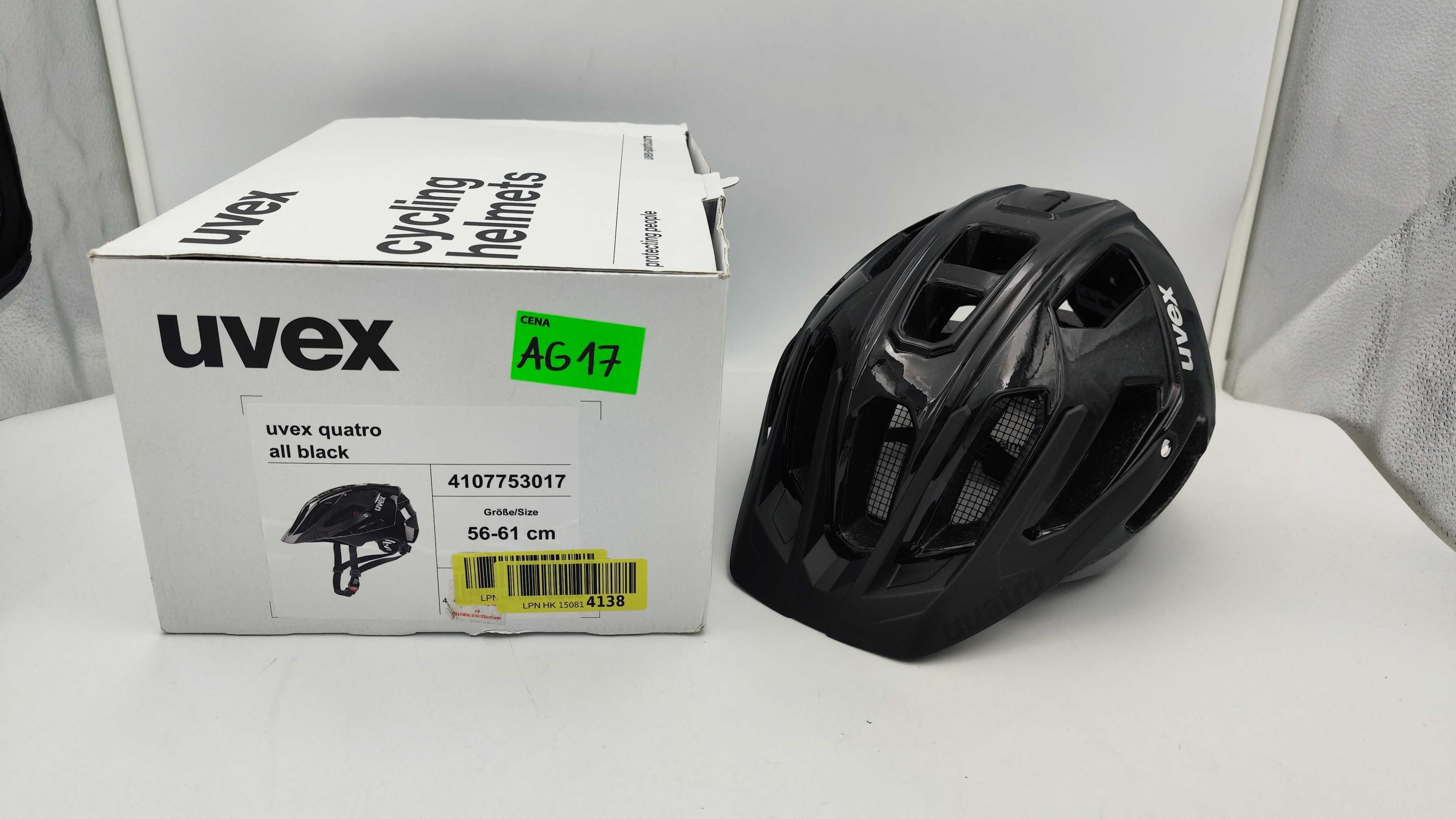 Kask rowerowy Uvex quatro r. 56-61 cm (AG17)