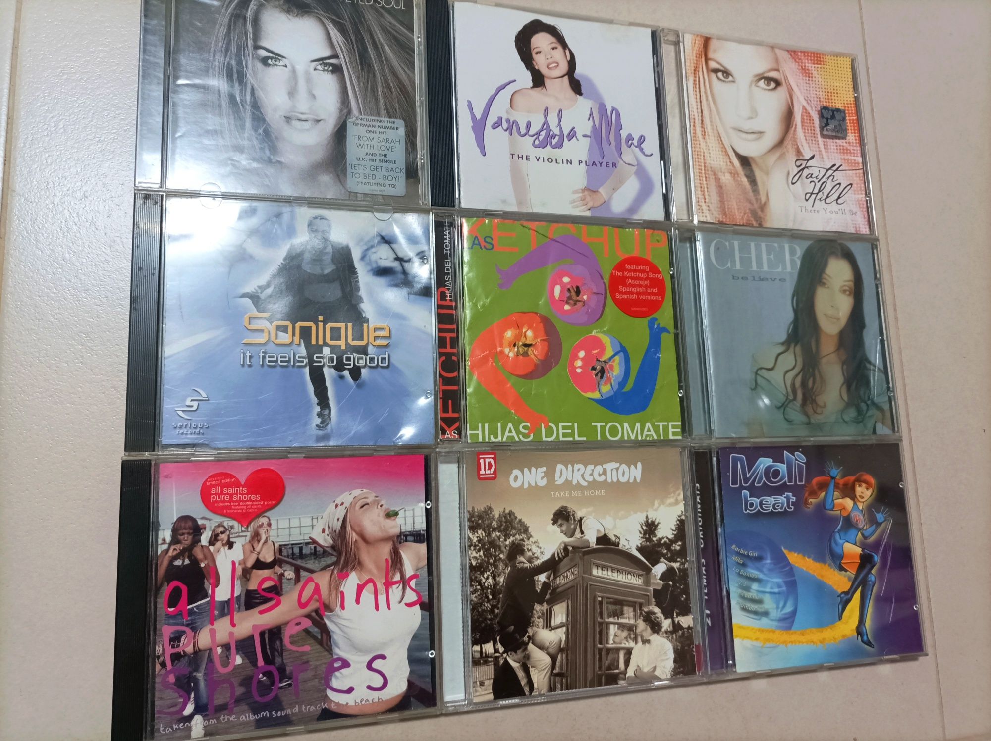 Lote de 9 CDs de Música Pop