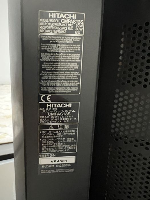 Televisao plasma HITACHI