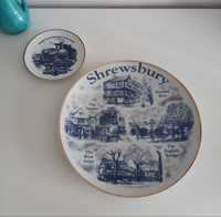 Rarytas talerze Norfolk porcelana Poppy Line Shrewsbury talerz vintage