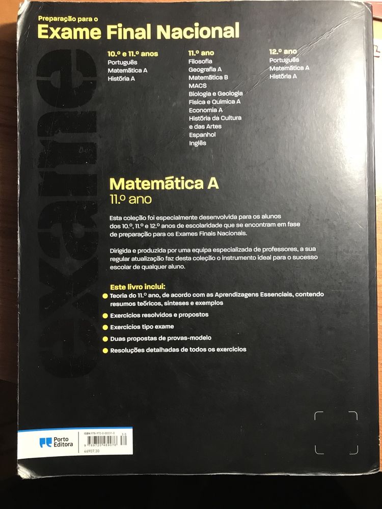 Manual de Preparação para o Exame Nacional de Matemática A