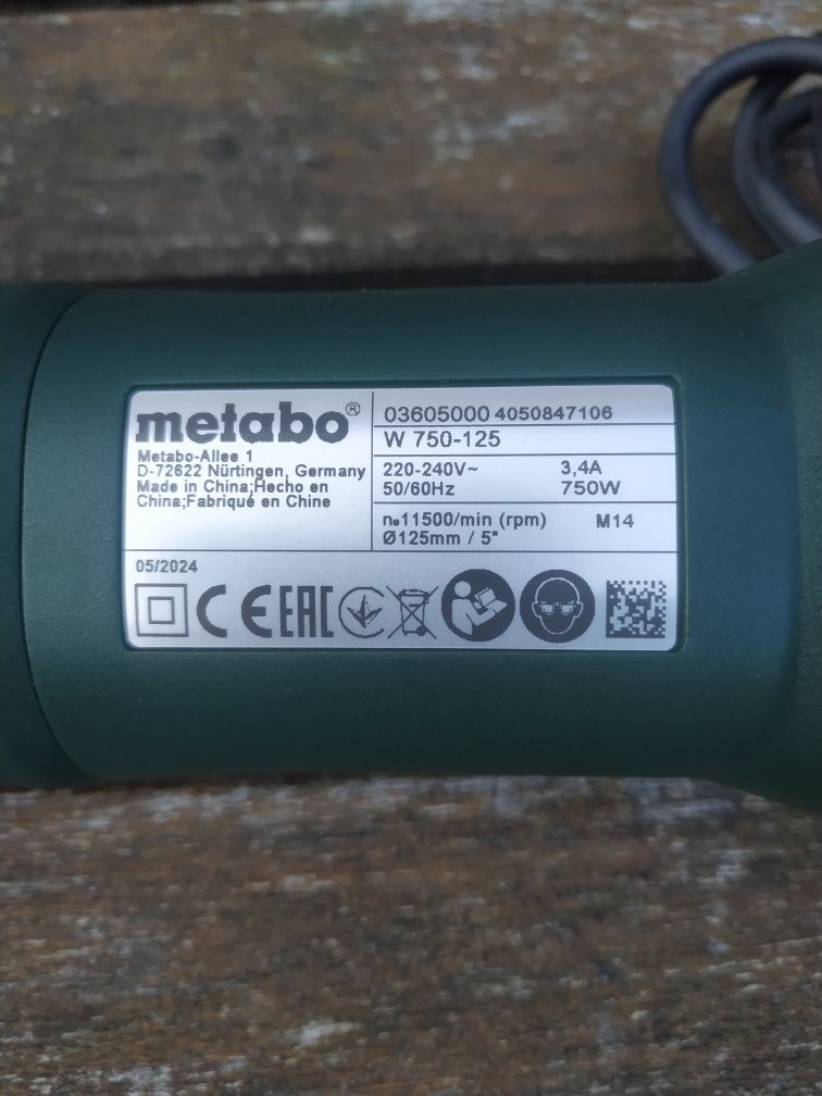 Szlifierka kątowa Metabo