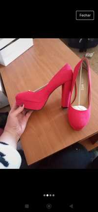Sapato Salto Vermelho