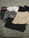 Zara Reserved H&M spódnica bluzka leginsy spodnie
