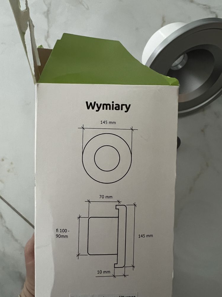 Kratka wentylacyjna fi 100