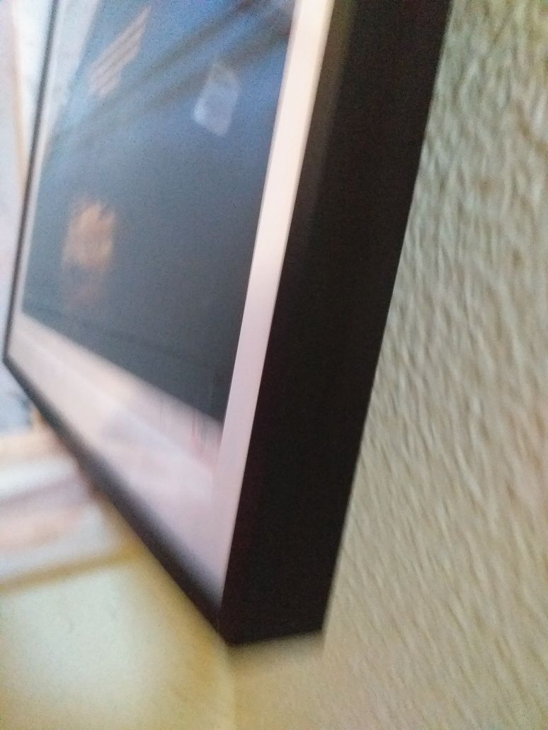 Quadro com texto em inglês