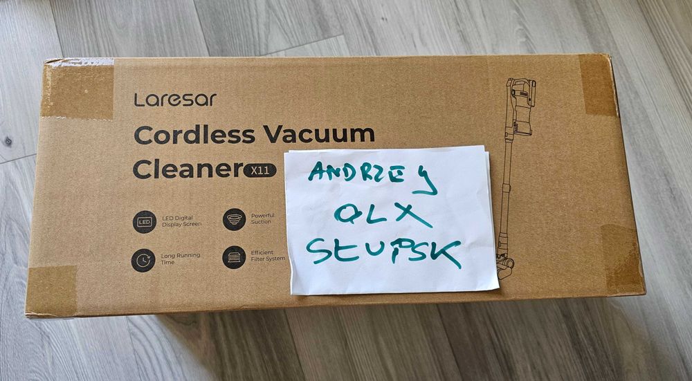 LARESAR X11 550W odkurzacz akumulatorowy NOWY Pełen zestaw akcesoriow