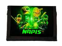 Portfel Na Rzep Ninjago Sportowy Portfele Twój Napis Indywidualny