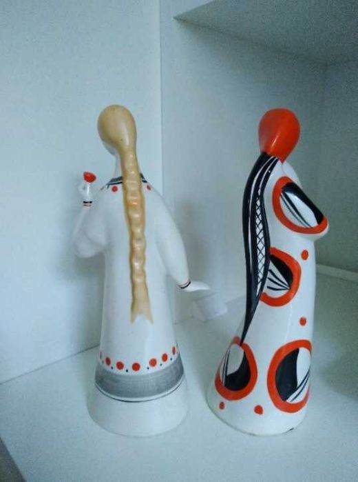 Статуэтки Ссср Гжель оригинал клеймо Азарова 1950-60гг фарфор