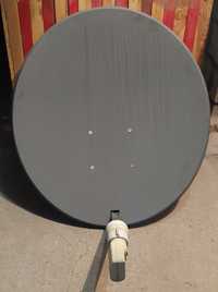 Antena talerz 75cm z konwenterem, 4 wyjścia antenowe + GRATIS