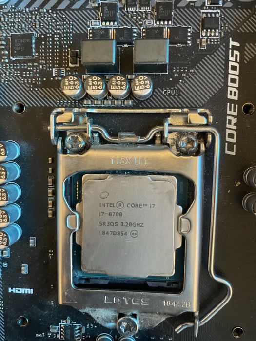 Комплект b360m i7-8700 ssd m2 ddr4 kit 4/4 gb