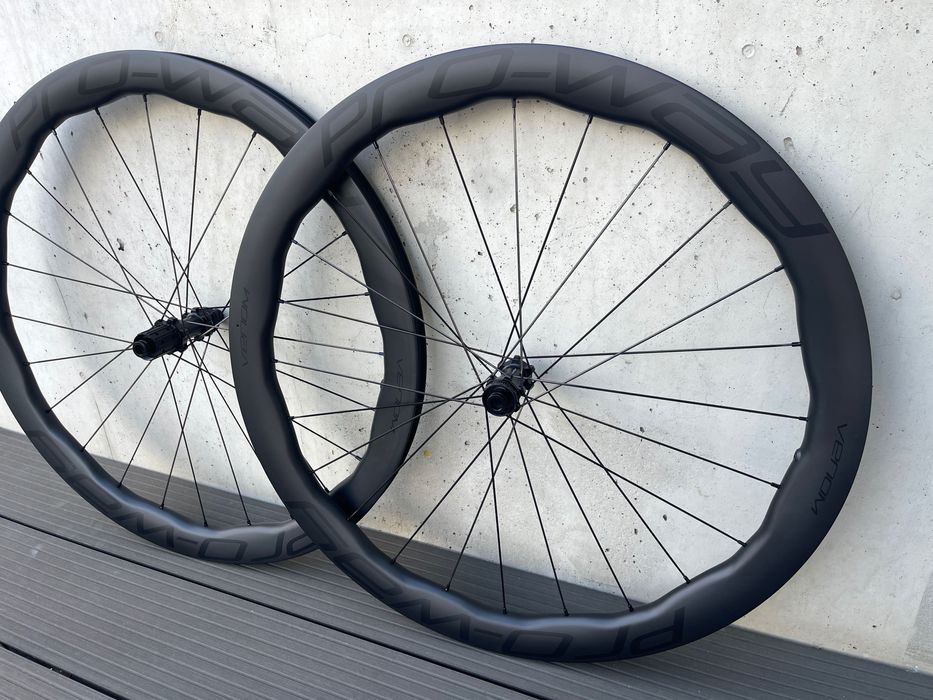 BLACK WEEK! Koła karbonowe carbon szosowe PRO-WAY NEW VENOM 50mm 1375g
