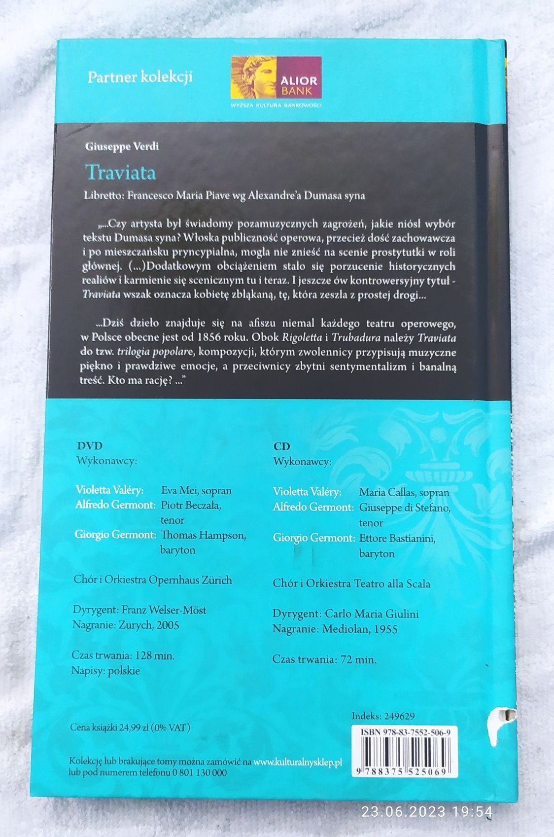 Traviata Giuseppe Verdi CD DVD album