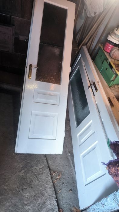 Двері дерев'яні міжкімнатні подвійні, б/у