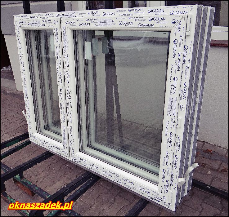 1465x1135 okno PCV od ręki - okna Szadek nowe i używane