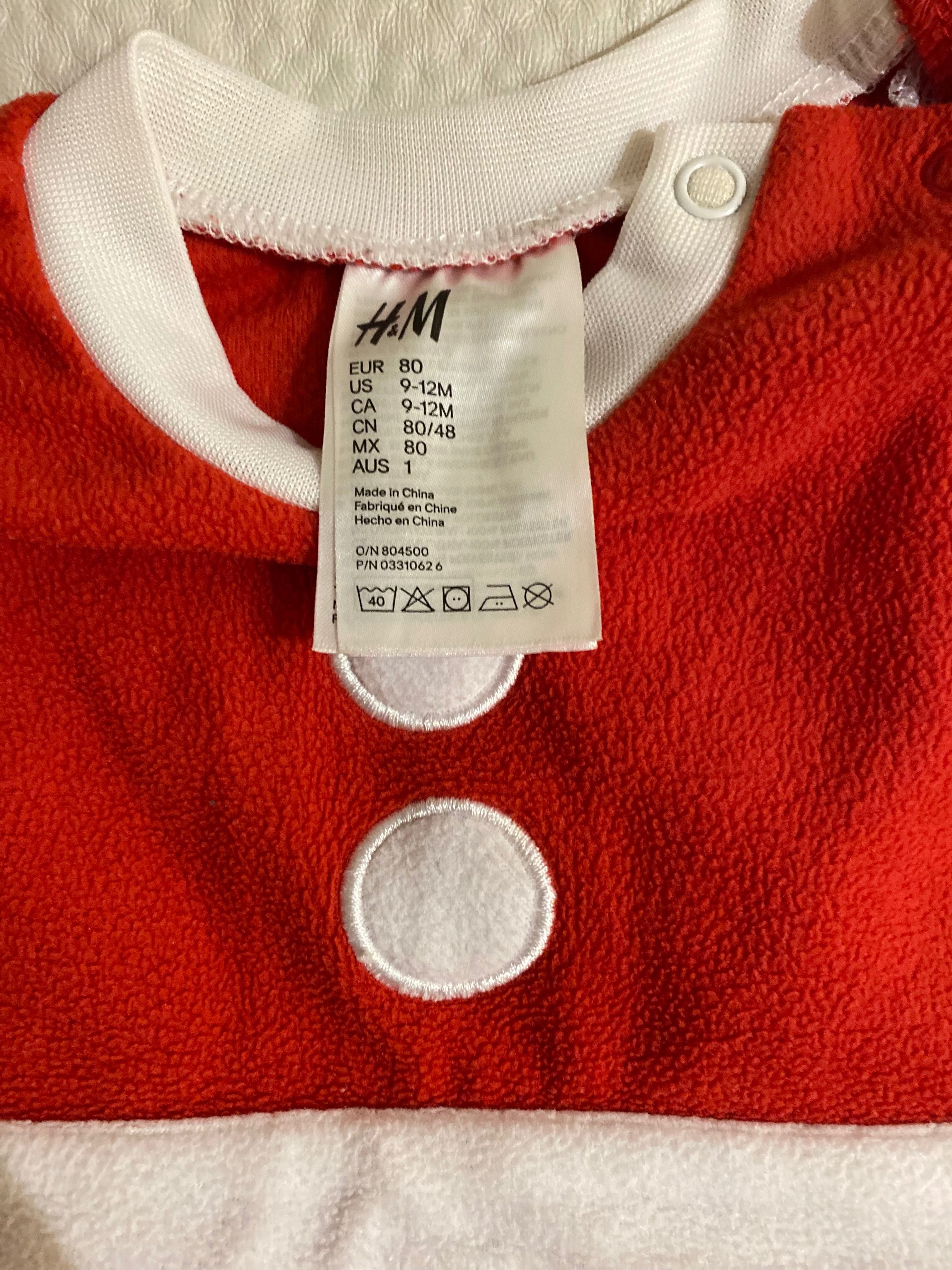 Детское платье  H&M 80 размер, теплое