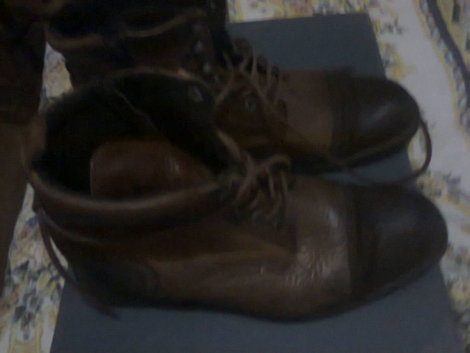 botas de cabedal vintage