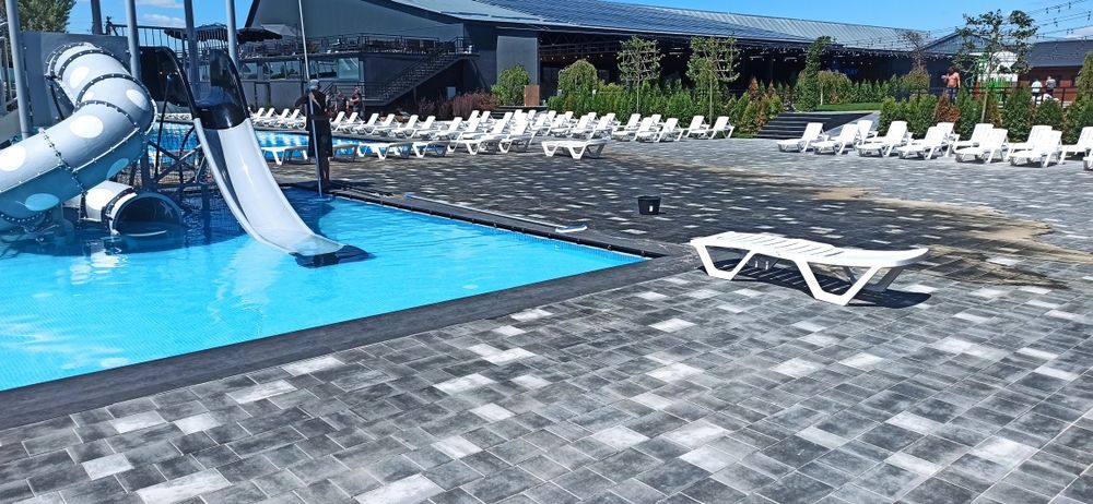 Тротуарна плитка PLATO Житомир. Бруківка. Старе місто. Цегла.