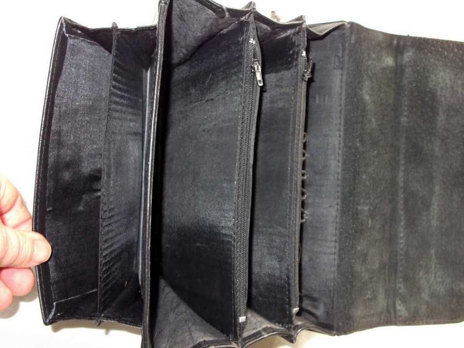 Мужская барсетка кожа, кожзам классическая