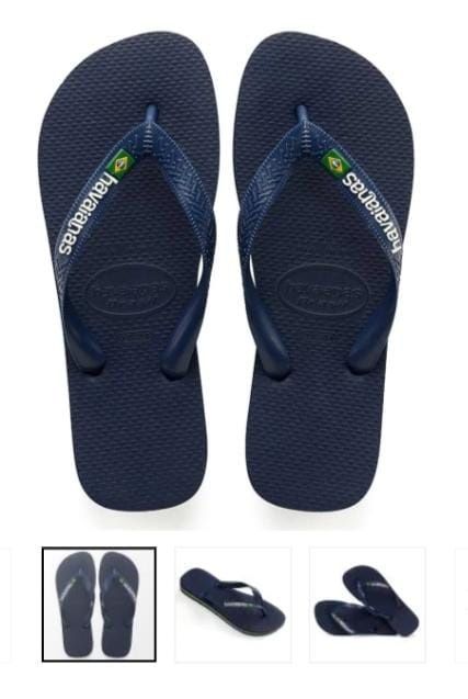 Havaianas originais do Brasil