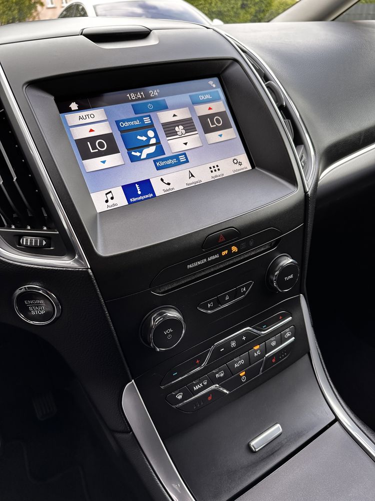 Ford S-Max 2.0 tdci 150 km Automat Led Bezwypadkowy