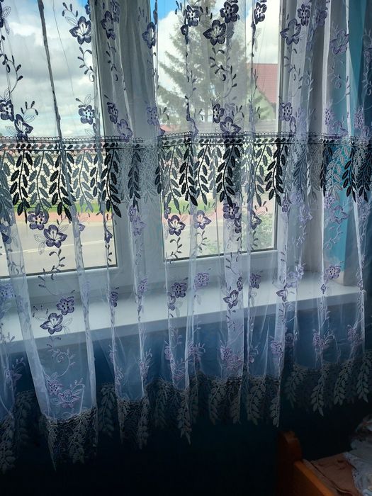 Nowe Gotowe firanki z dużą gipiurą różnie wymiary. Okazja