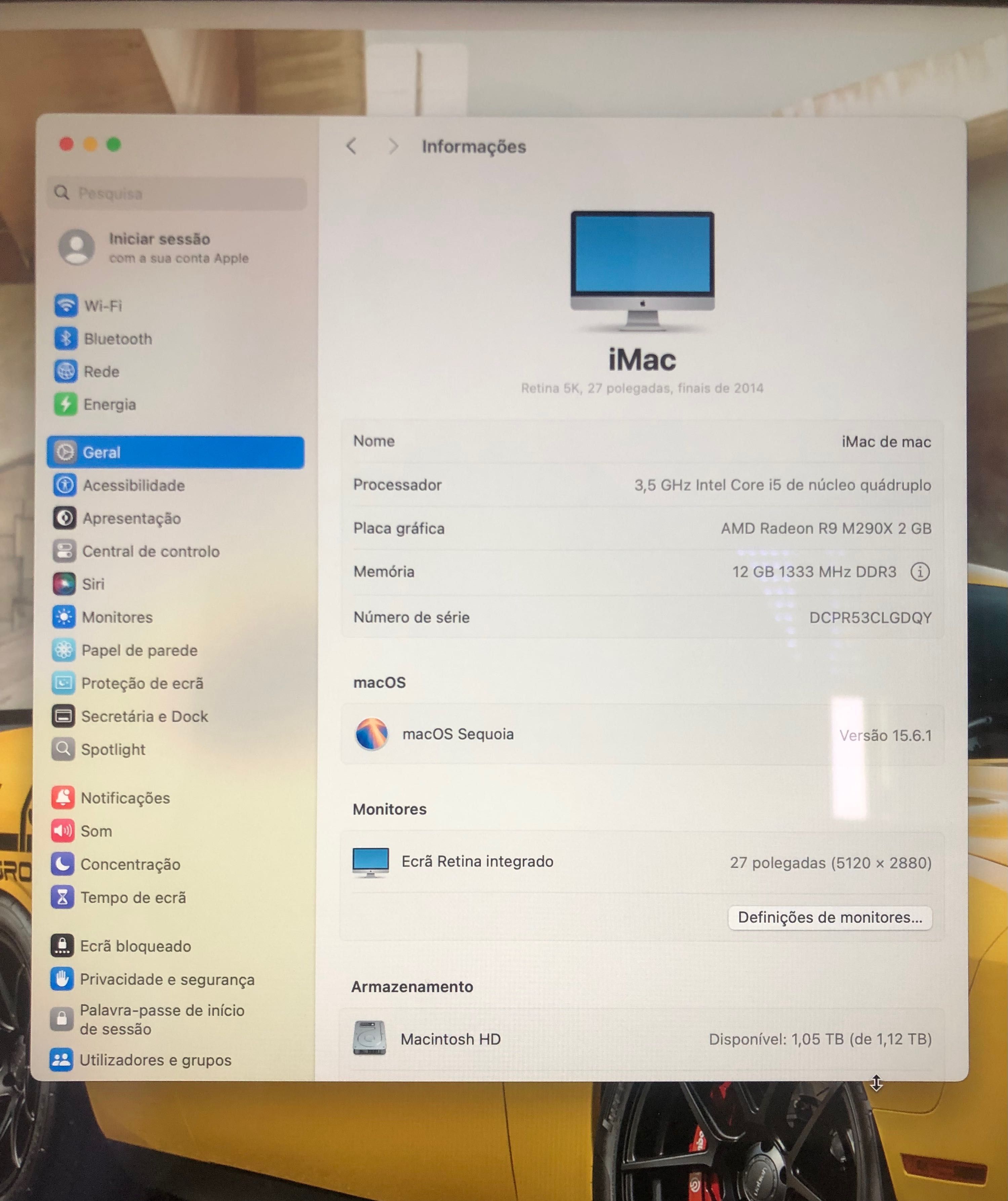 iMac 27" 5k macOS Sequoia Acessorios originais