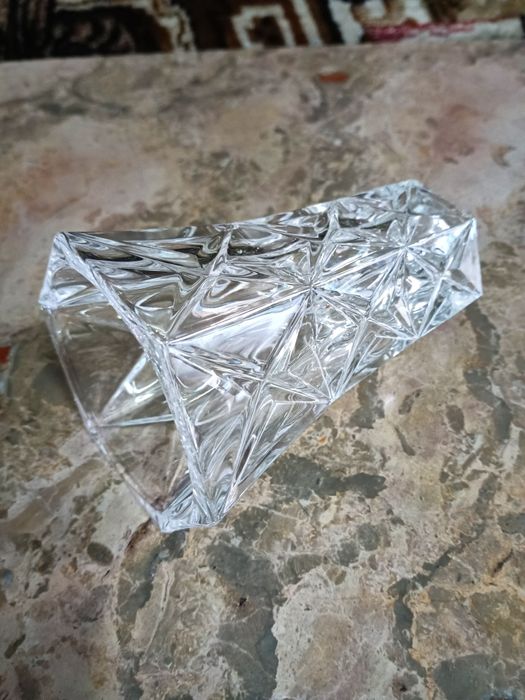 Belíssima jarra cristal d'arques com 13cm
Medid