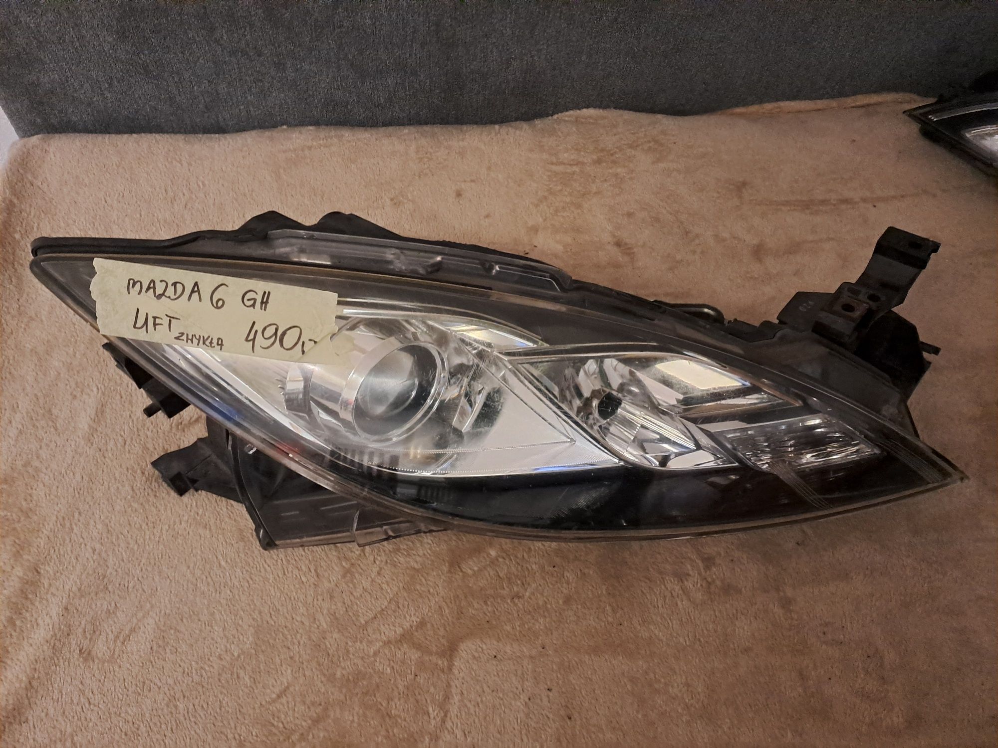 Lampa przód przednia prawa lewa Mazda 6 GH II Lift zwykła