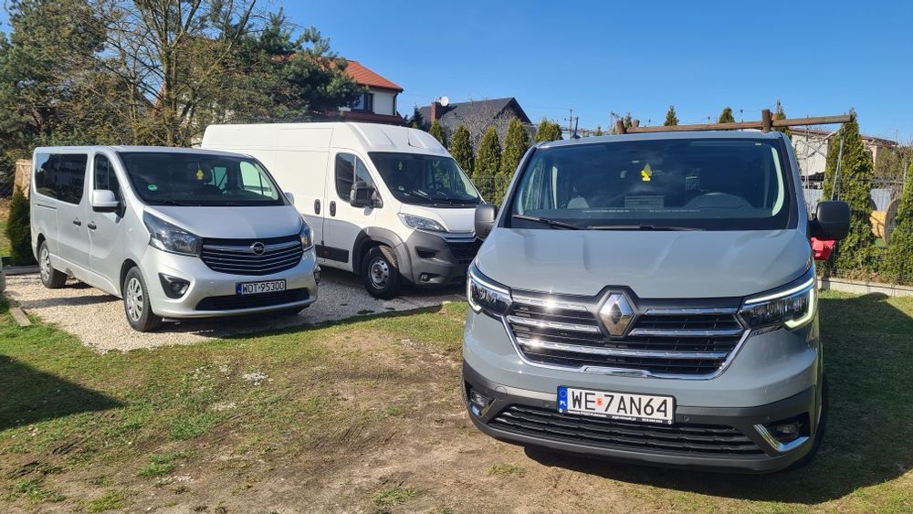 Wypożyczalnia samochodów 9os dostawcze