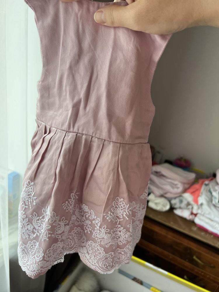 Сукня для фотосесіі, набір на виписку для дівчинки 56 розмір