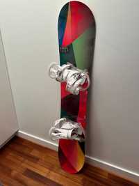 damska deska snowboardowa Rossignol Tesla 139 z wiązaniami Burton