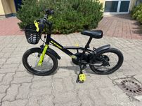 Rower dziecięcy Btwin 500 Dark Hero 16 cali