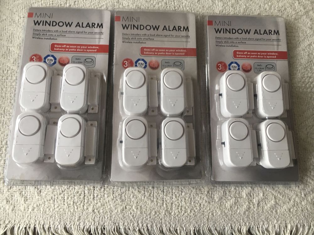 Mini alarm do okien , stan nowy
