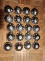 Forma do kul kąpielowych do kąpieli metalowa 6 cm - 10 szt