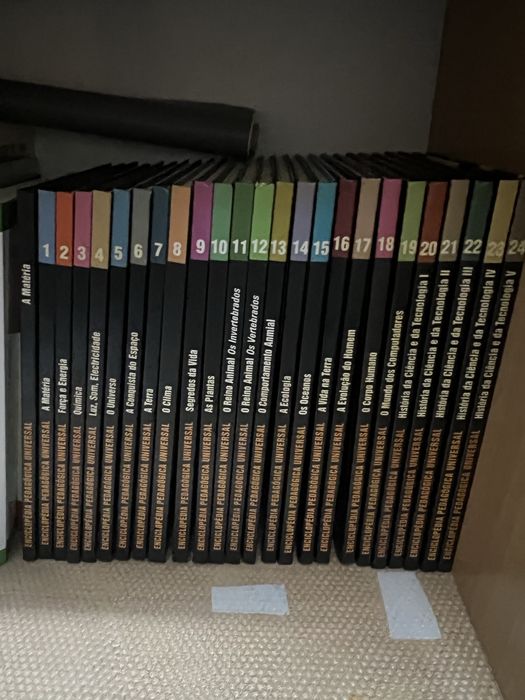 Enciclopédia Pedagógica Universal com 25 Livros