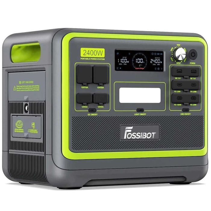 Зарядна станція Fossibot F2400, 2400Вт, 2048Вт·год, UPS, ДБЖ