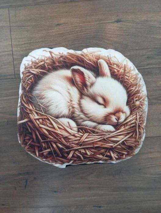 Poduszka Jasiek dekoracyjna DIY zajączek 30x30